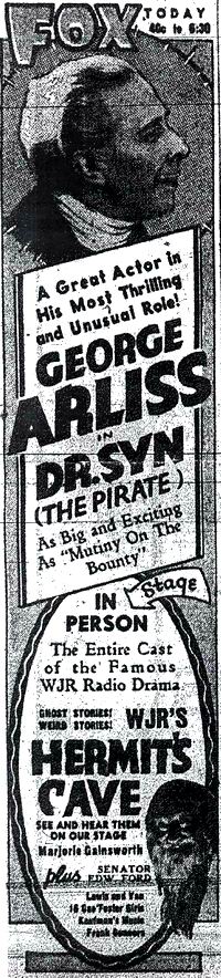 Fox Theatre - Old Ad (newer photo)